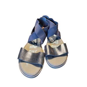 Sorel Women's Ella II Tan Leather Sandals Size 9.5